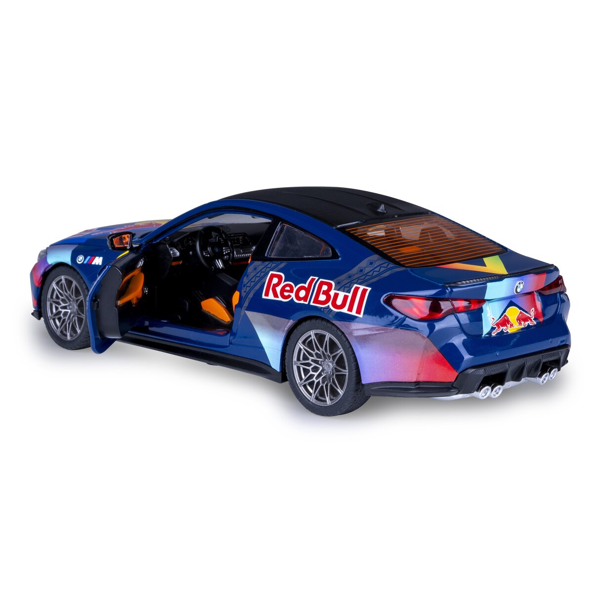 JAMARA BMW M4 Diecast 1:24 blue incl. Button cells