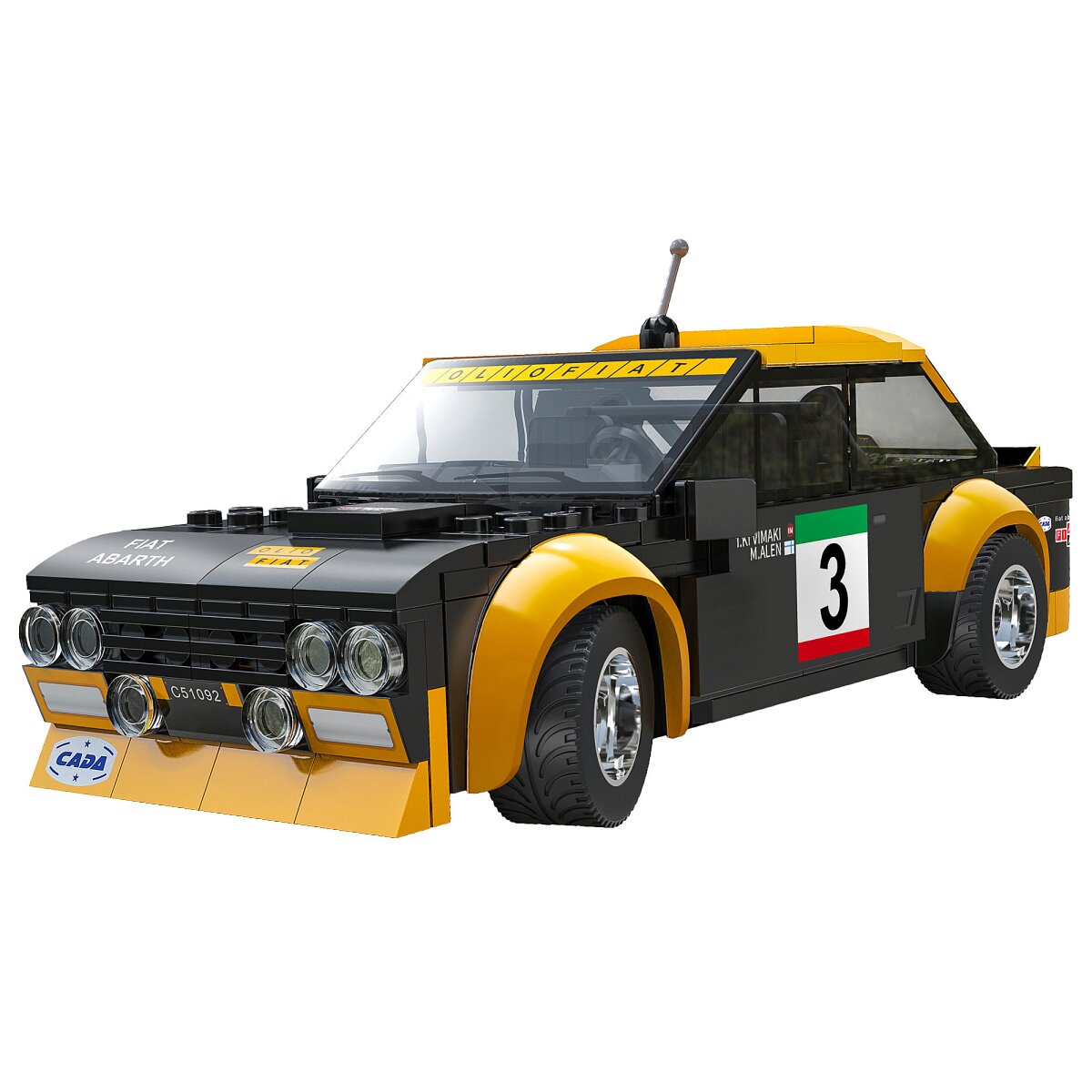 JAMARA CaDA Fiat Abarth 131 1:20 black 2,4GHz Bricks