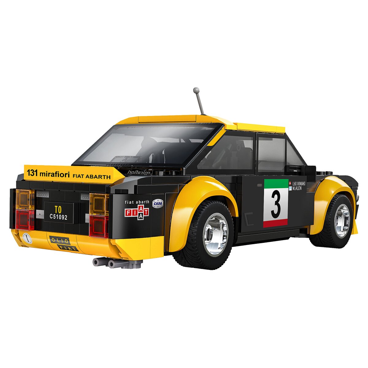 JAMARA CaDA Fiat Abarth 131 1:20 black 2,4GHz Bricks