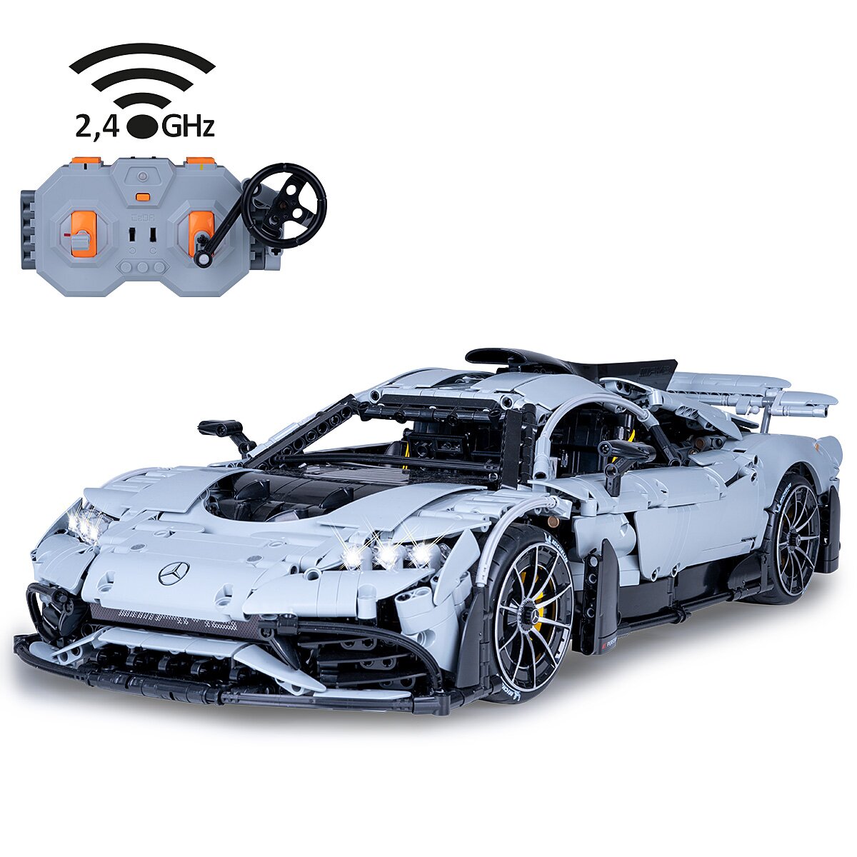 JAMARA CaDA Mercedes-AMG ONE 1:8 grey 2,4GHz Bricks