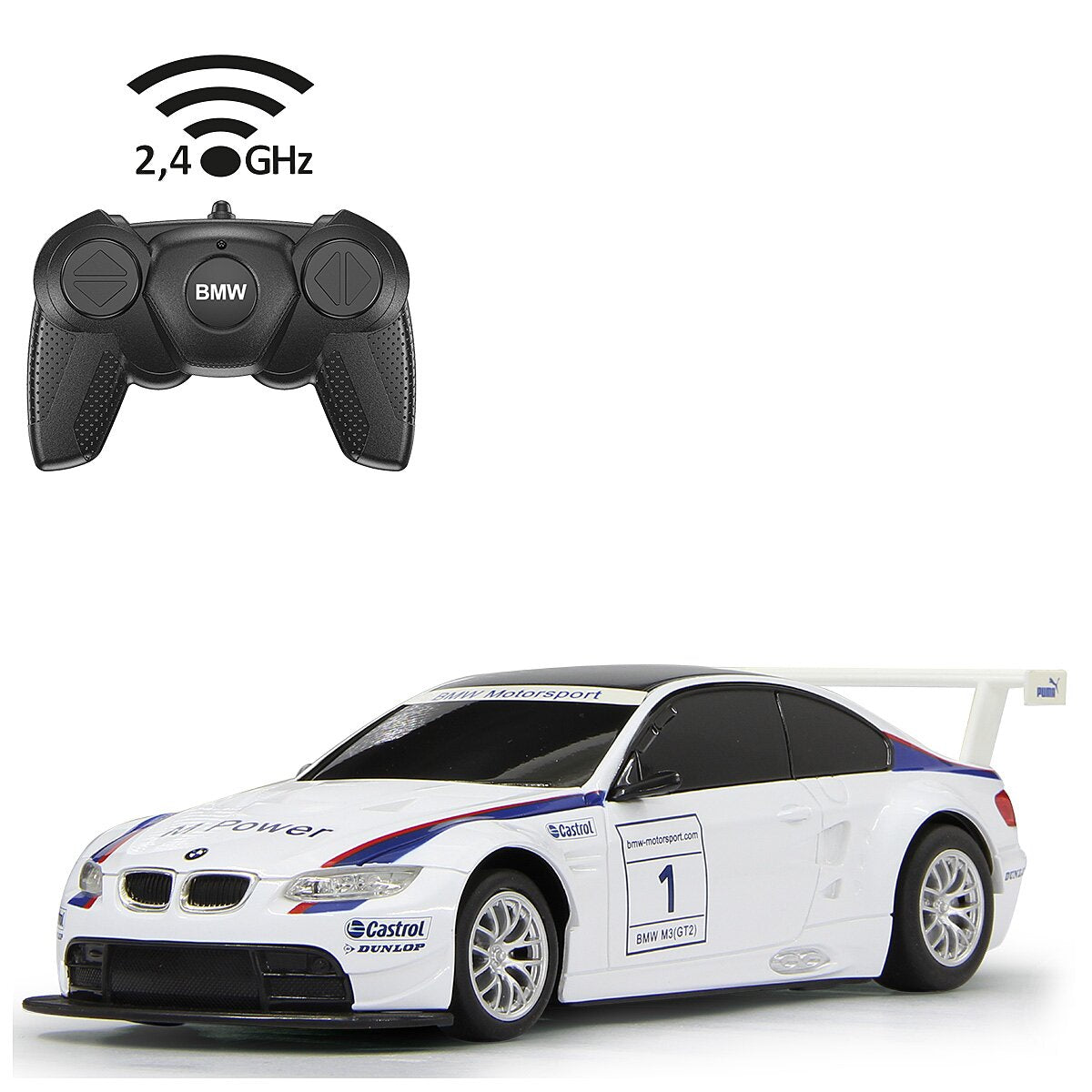 JAMARA BMW M3 Sport 1:24 white 2,4GHz