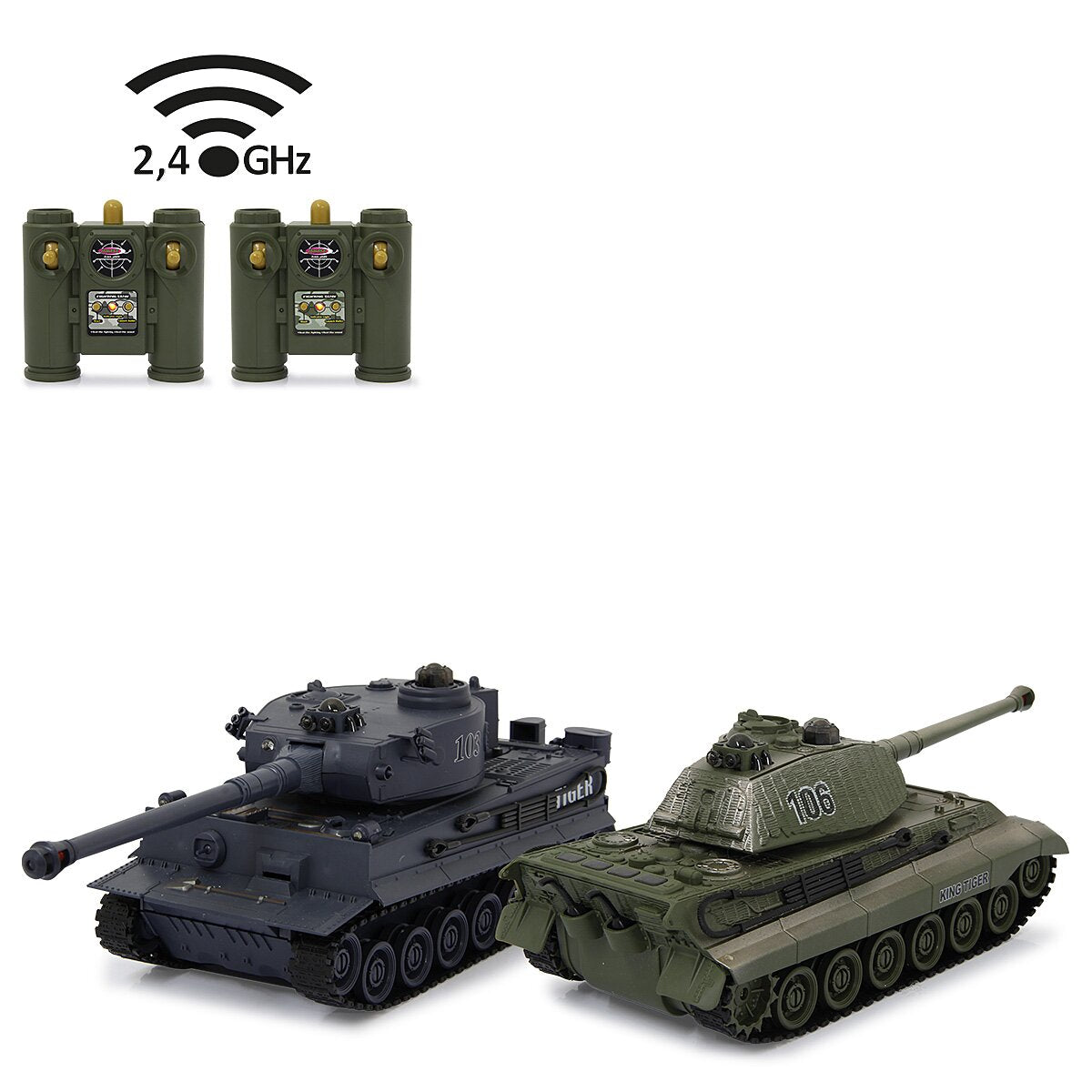 JAMARA Tank Battle Set Tiger 1:28 2,4GHz