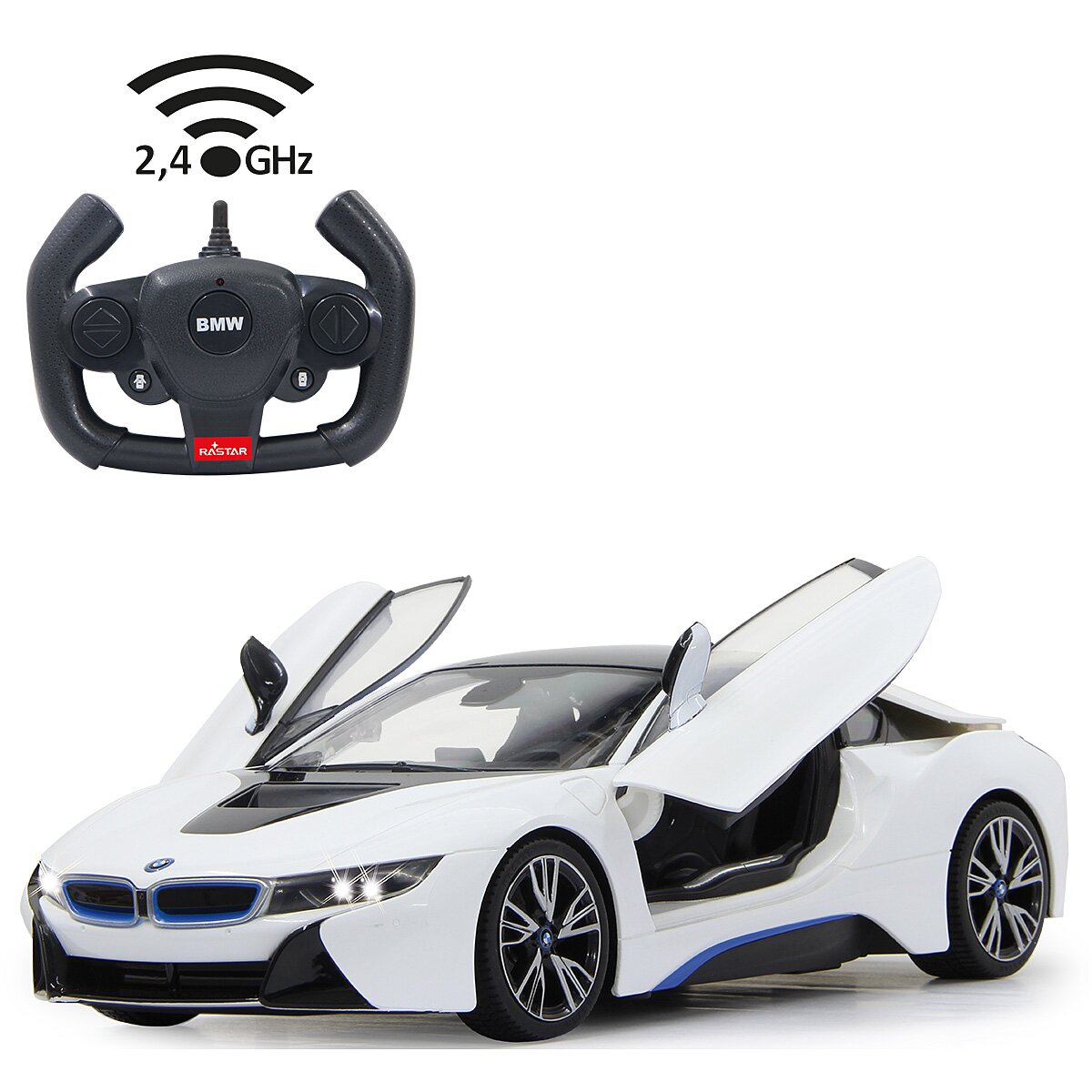 JAMARA BMW I8 1:14 white 2,4GHz Door remote-controlled