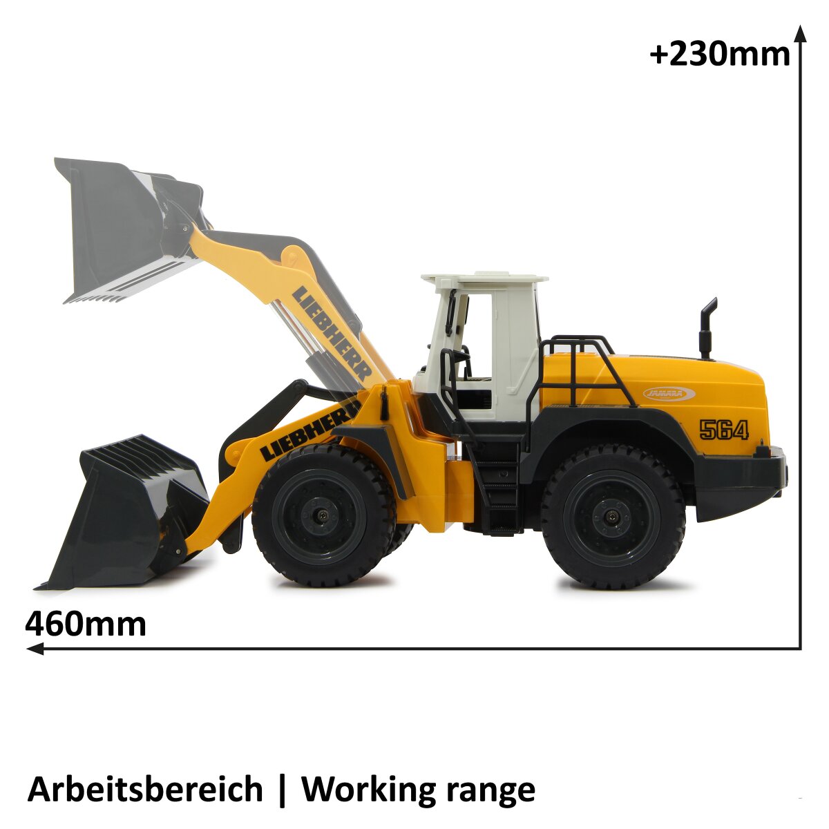 JAMARA Wheel Loader Liebherr 564 1:20 2,4GHz