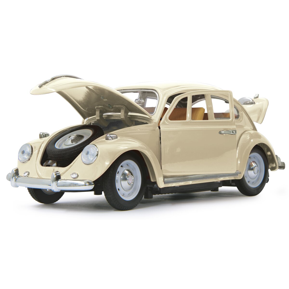 JAMARA VW Beetle RC Diecast 1:18 creme white 27MHz