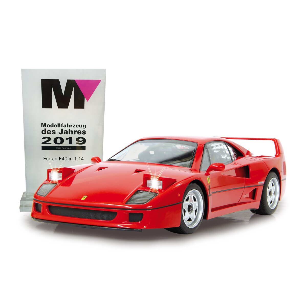 JAMARA Ferrari F40 1:14 red 2,4GHz Hinged door remote controlled