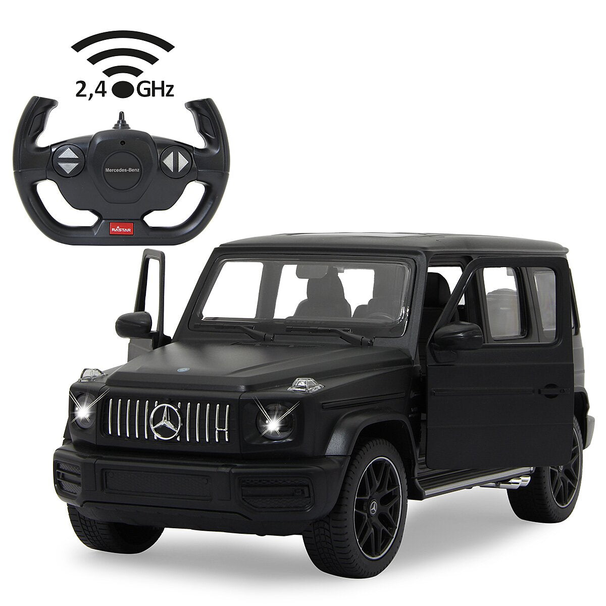 JAMARA Mercedes-Benz AMG G63 1:14 black 2,4GHz Manual door
