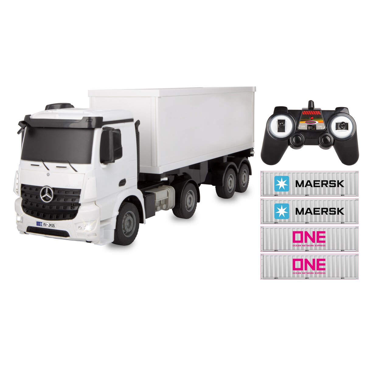 JAMARA Container Truck Mercedes-Benz Arocs 1:26 2,4GHz