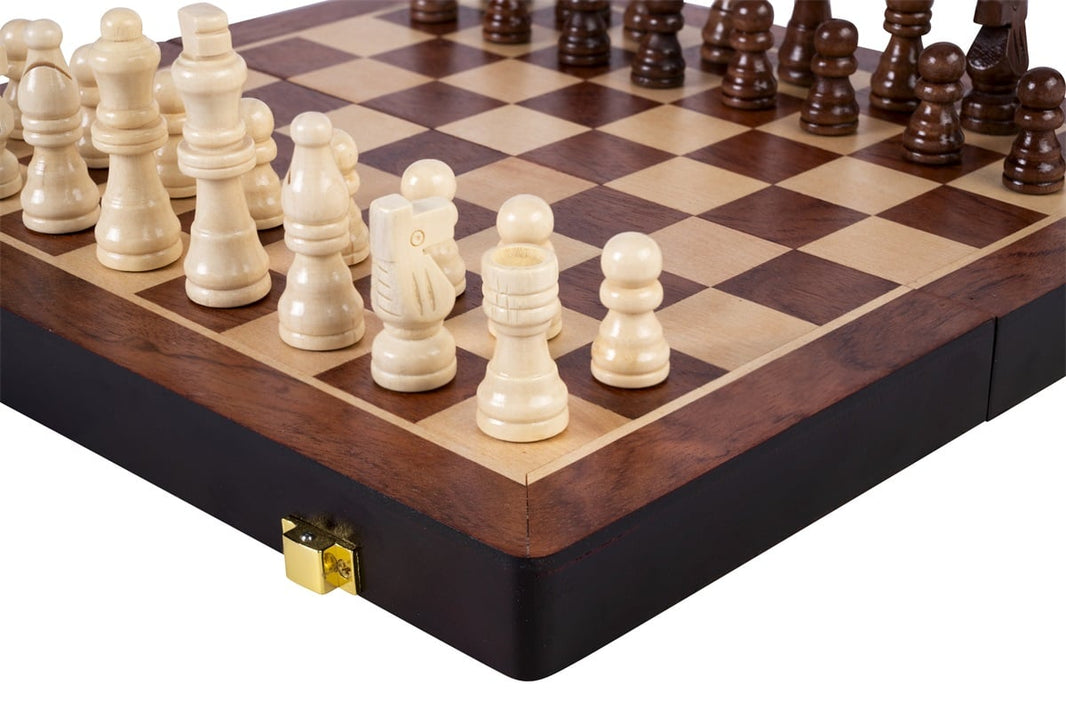 Engelhart - Schack och backgammon hopfällbart