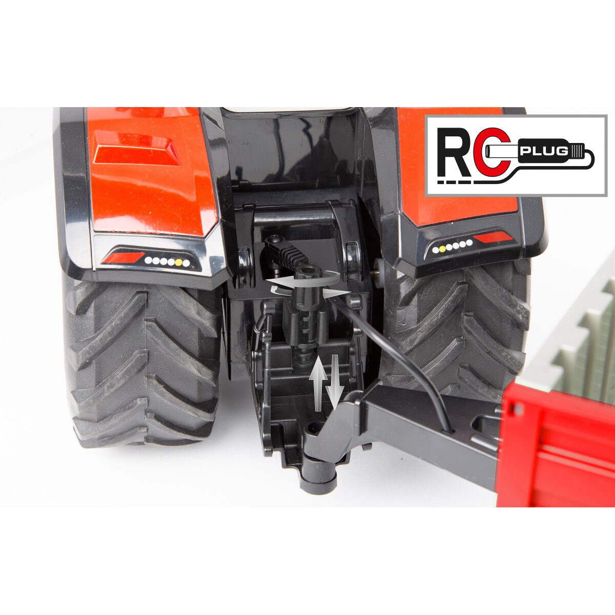 JAMARA Tipper red for RC-Traktor 1:16