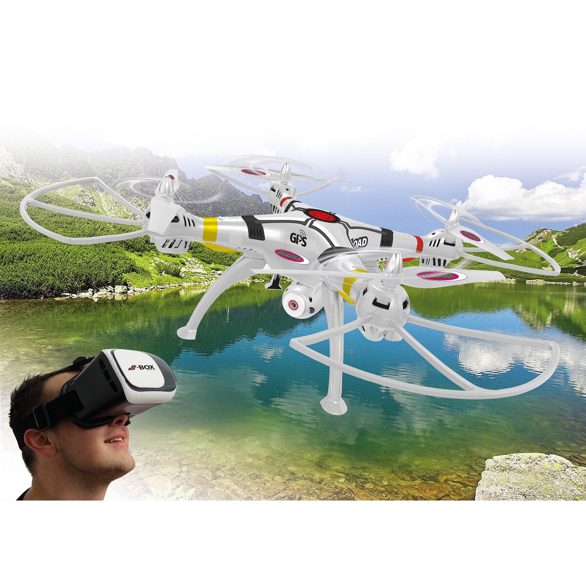 JAMARA Payload GPS VR Drone Altitude HD FPV Wifi Coming Home