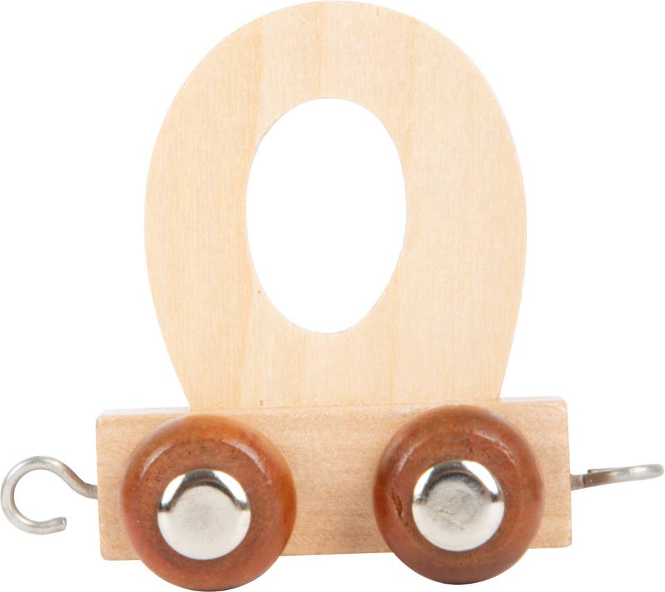 small foot Bokstavståg trä O