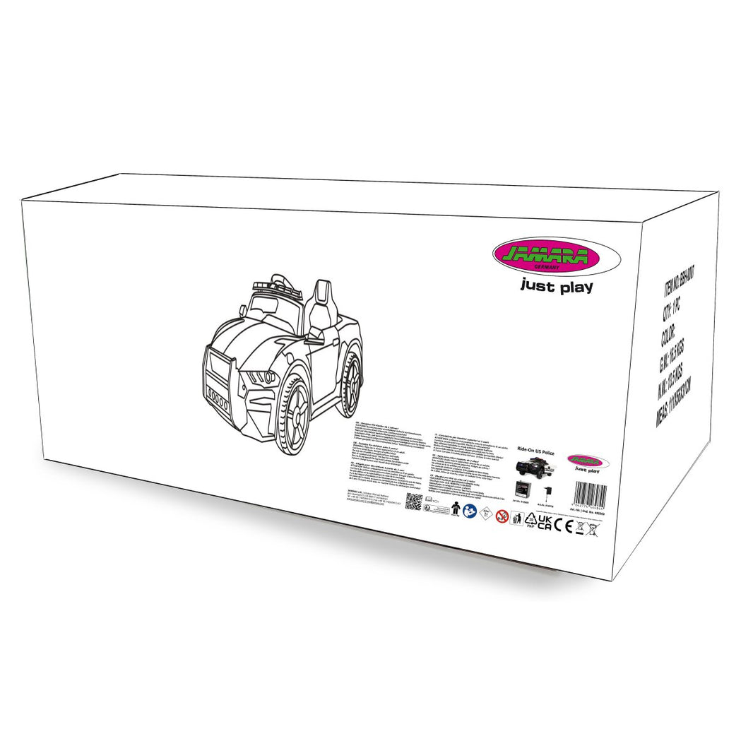 JAMARA Ride-on US Police Car