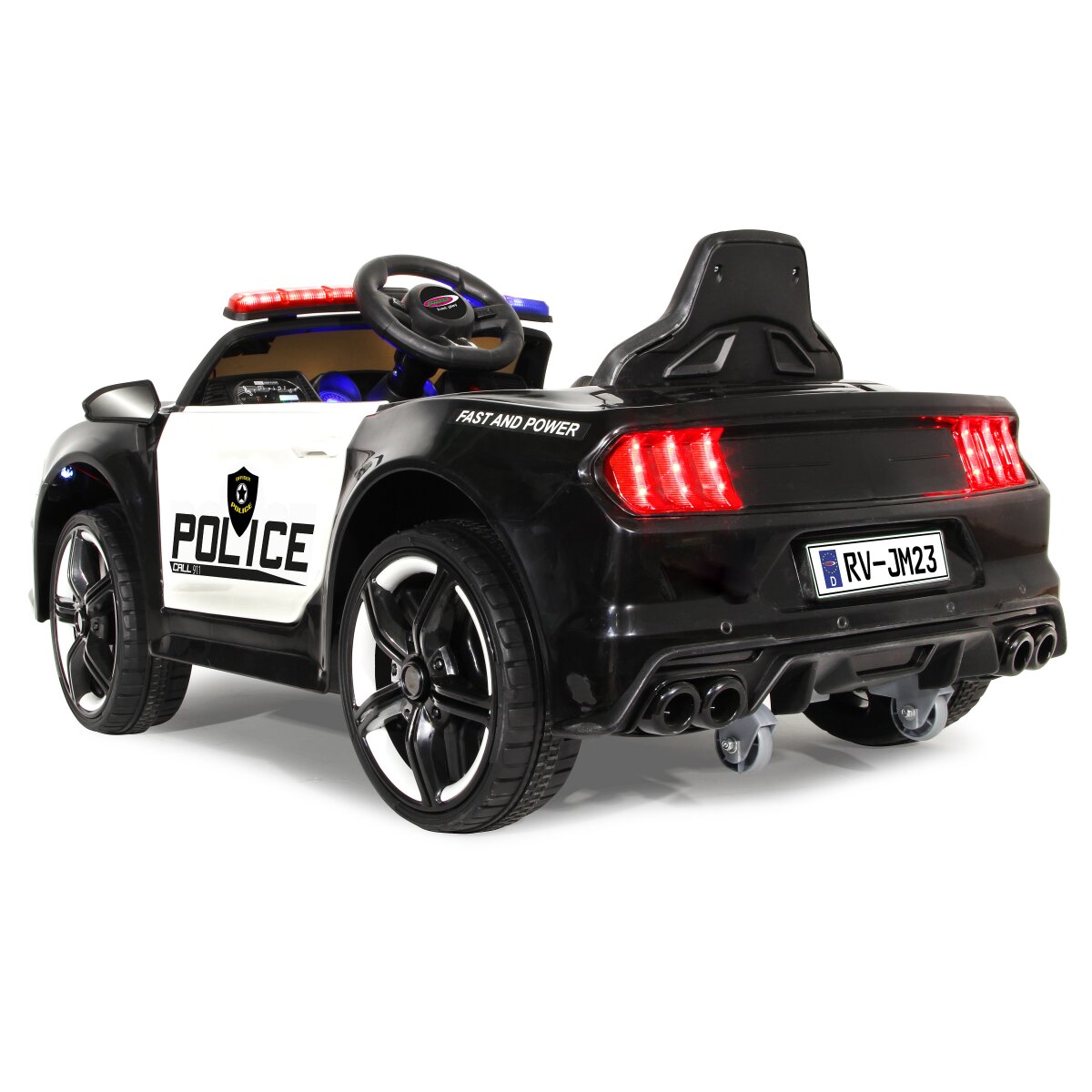 JAMARA Ride-on US Police Car