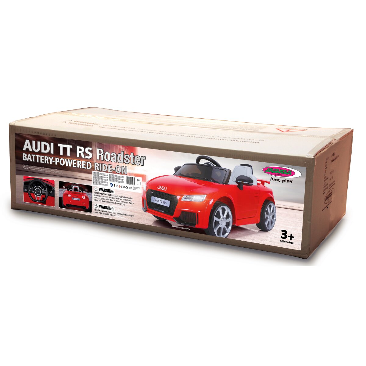 JAMARA Audi TT RS åkbil 12V röd