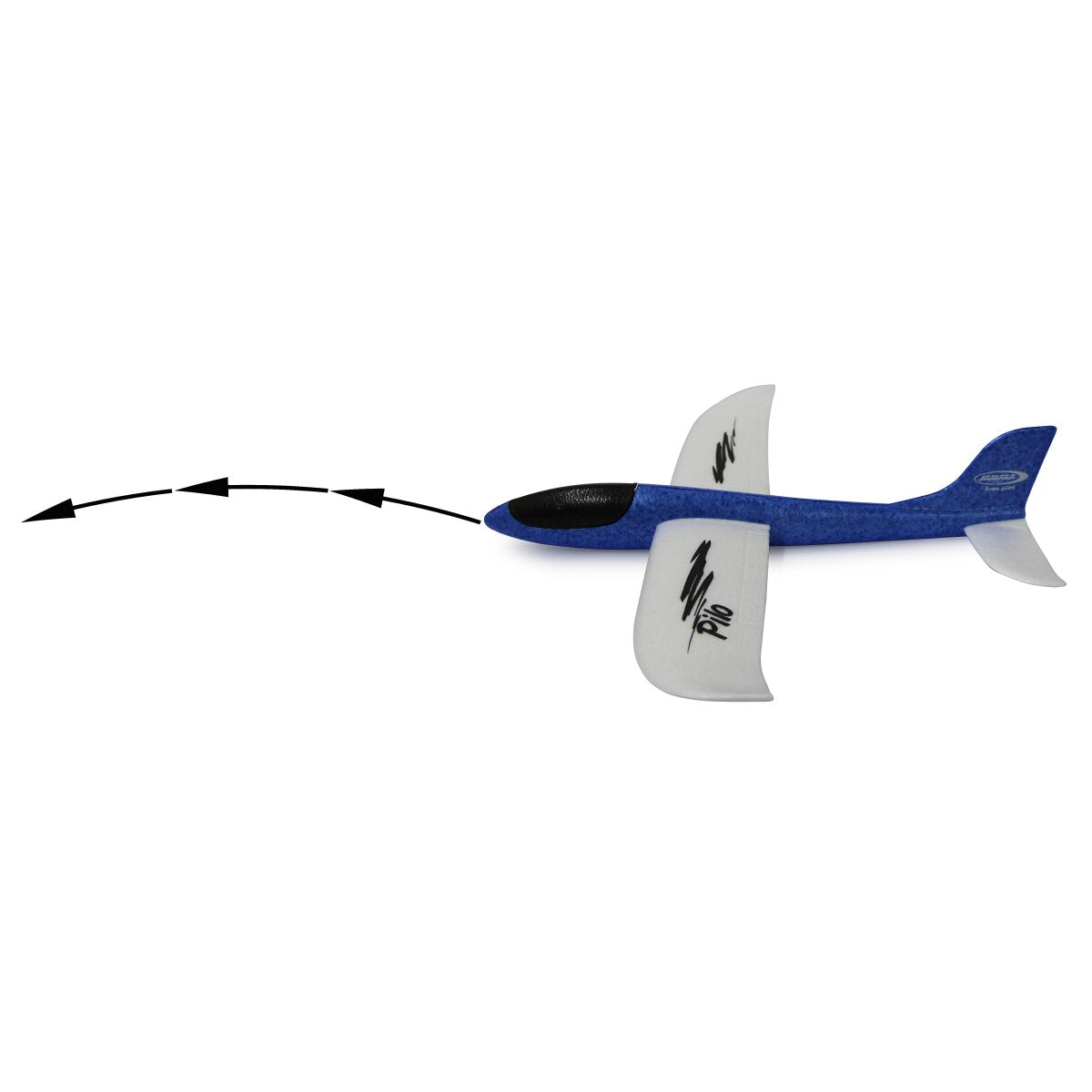 JAMARA Pilo Foam Hand Launch Glider EPP wing white fuselage blue