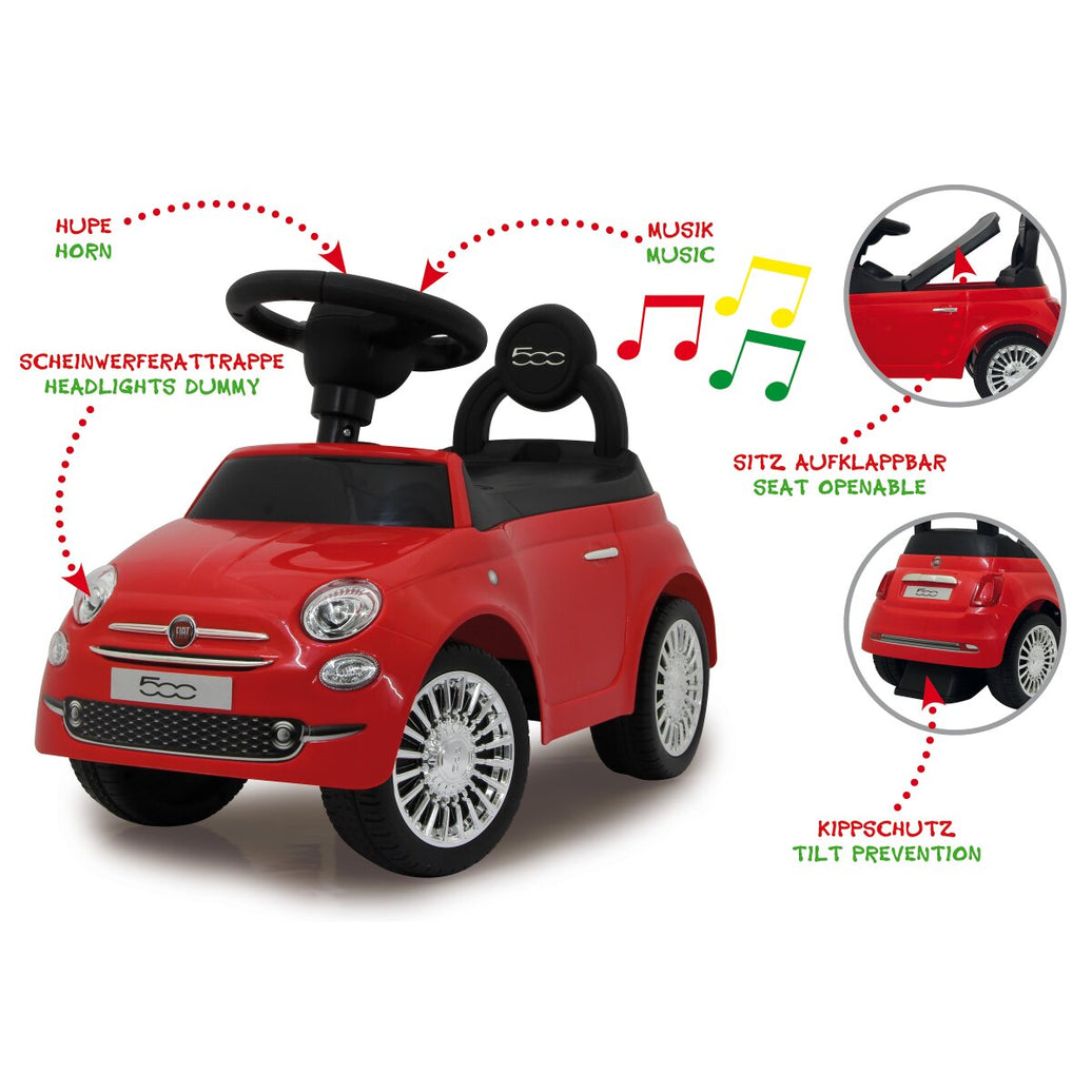 JAMARA Fiat 500 barnrutschkana