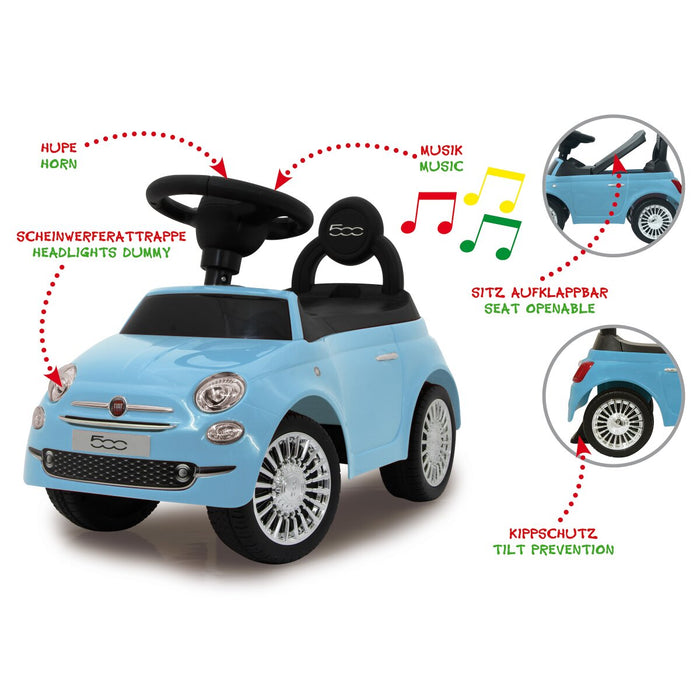 JAMARA Fiat 500 barnrutschkana