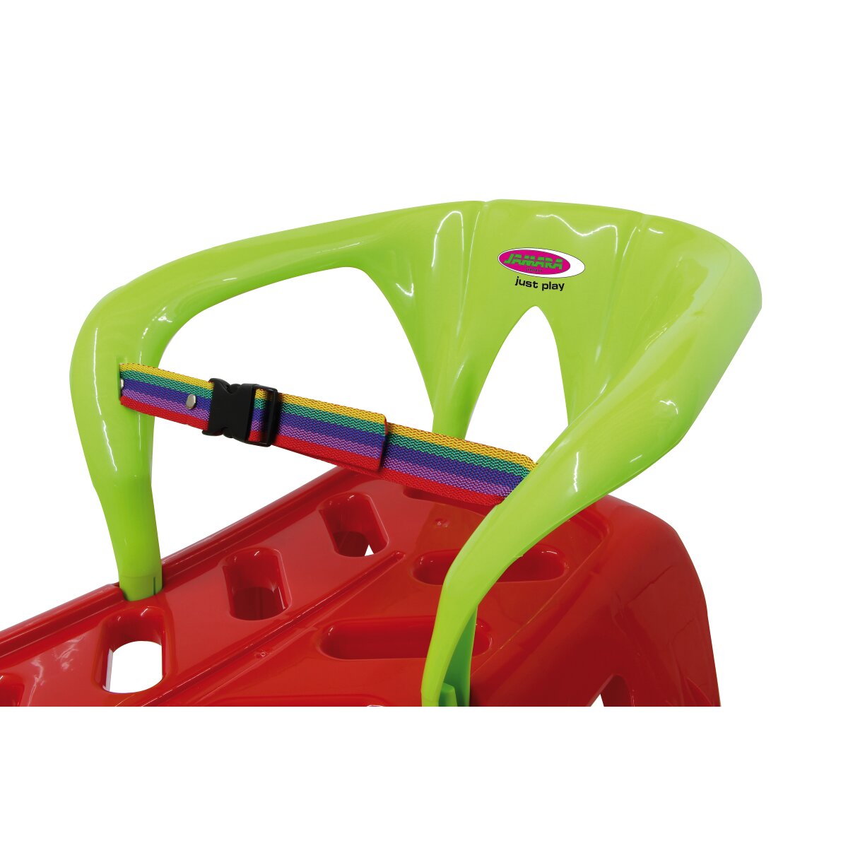Snow Play Sled Snow-Star med ryggstöd