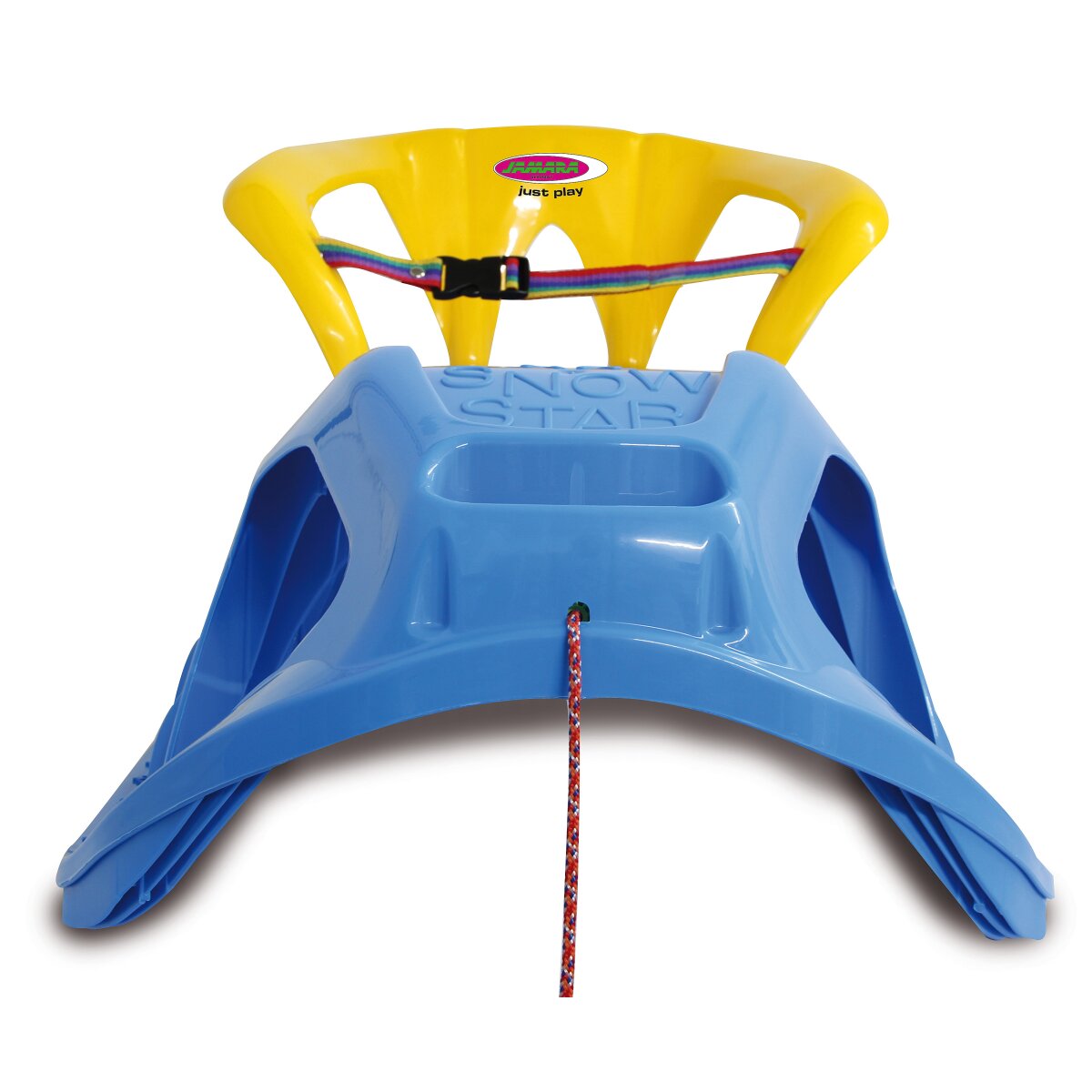 Snow Play Sled Snow-Star med ryggstöd