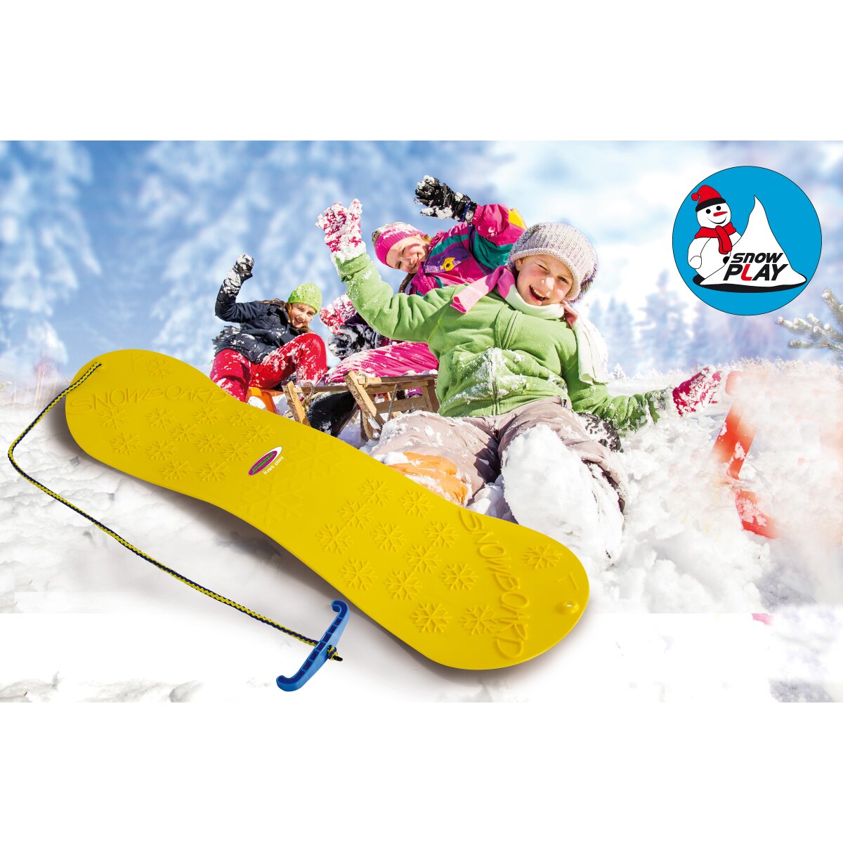 Snow Play Snowboard med halkfri yta