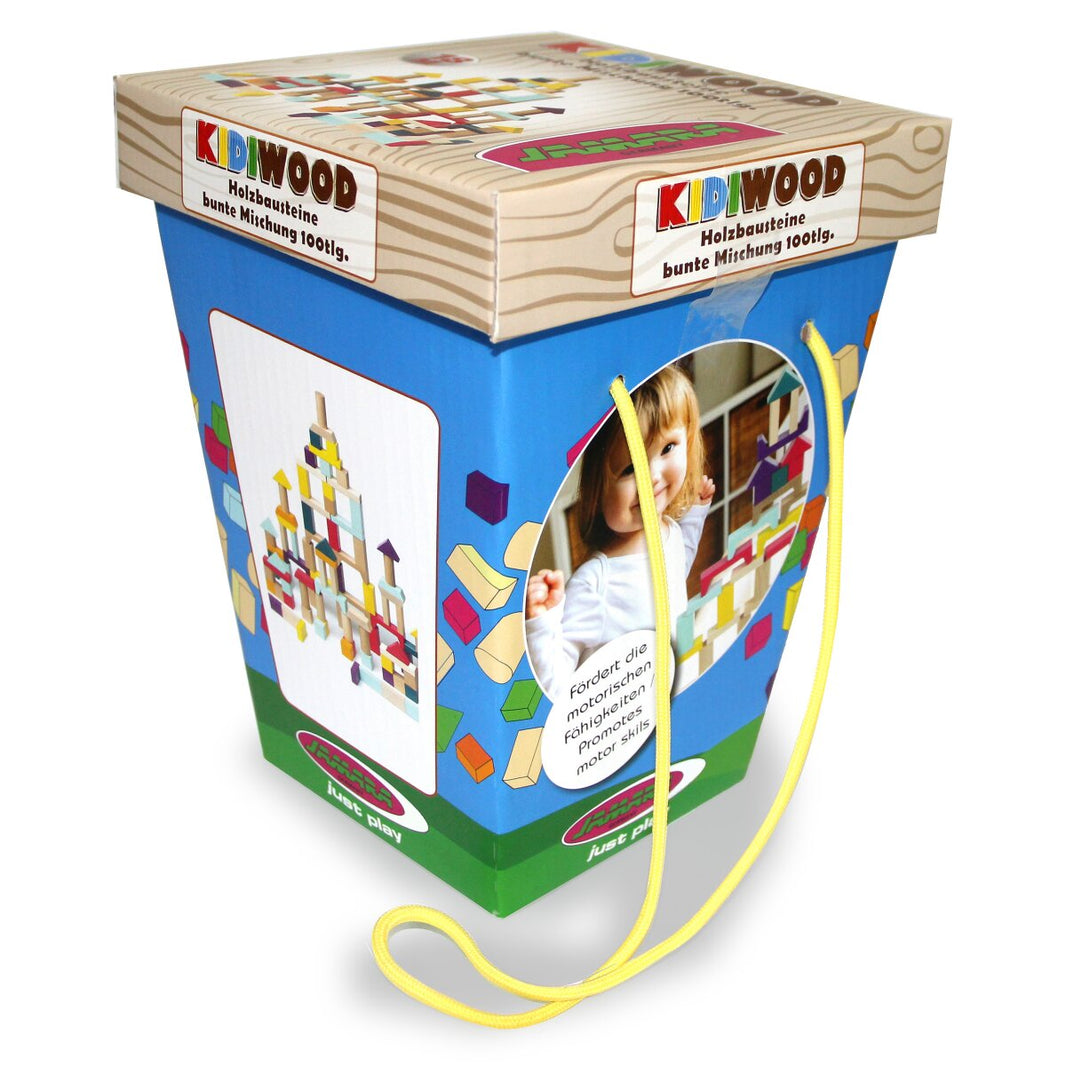 Kidiwood Wooden blocks 100 delar