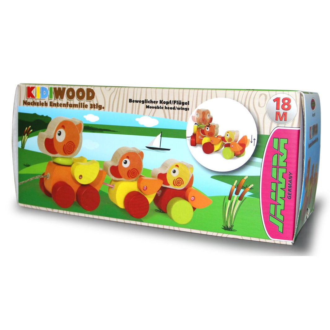 Kidiwood Walk-a-long Ducks 3pcs