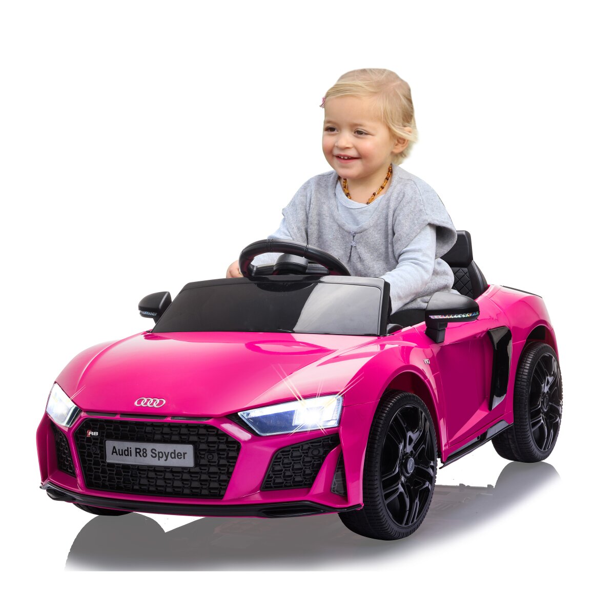 JAMARA Ride-on Audi R8 Spyder V10 performance quattro pink