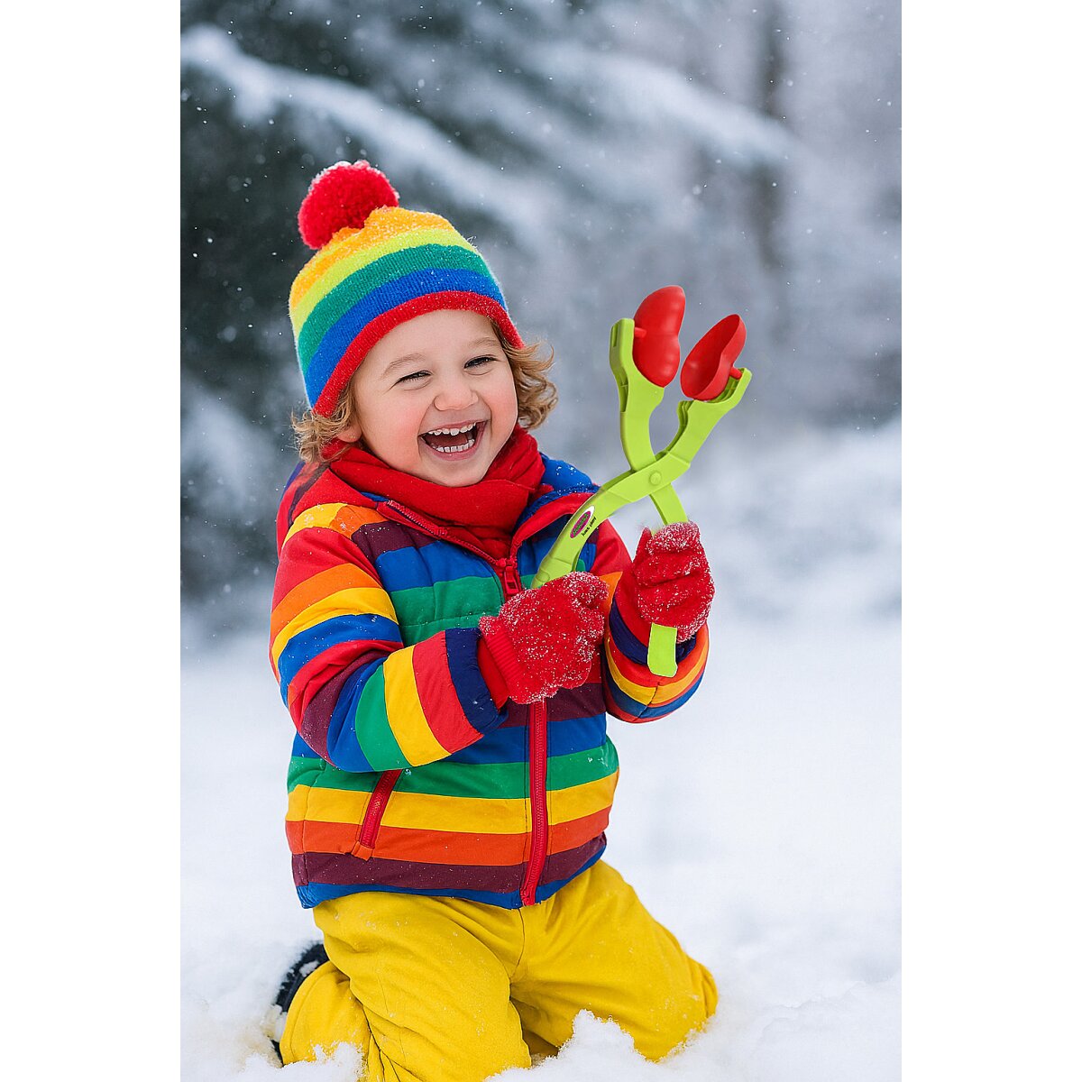 Snow Play Snöbollstänger Hjärtan & Stjärnor