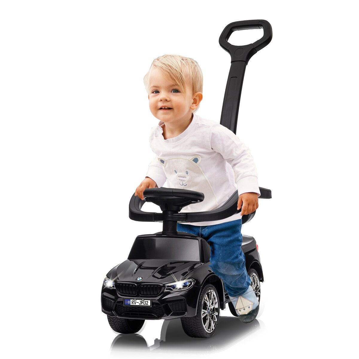 JAMARA Push Car BMW M5 black 2in1 with push bar