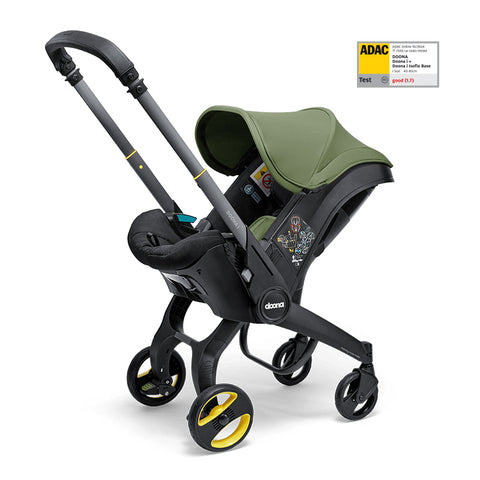 Doona i babyskydd i "Desert Green"