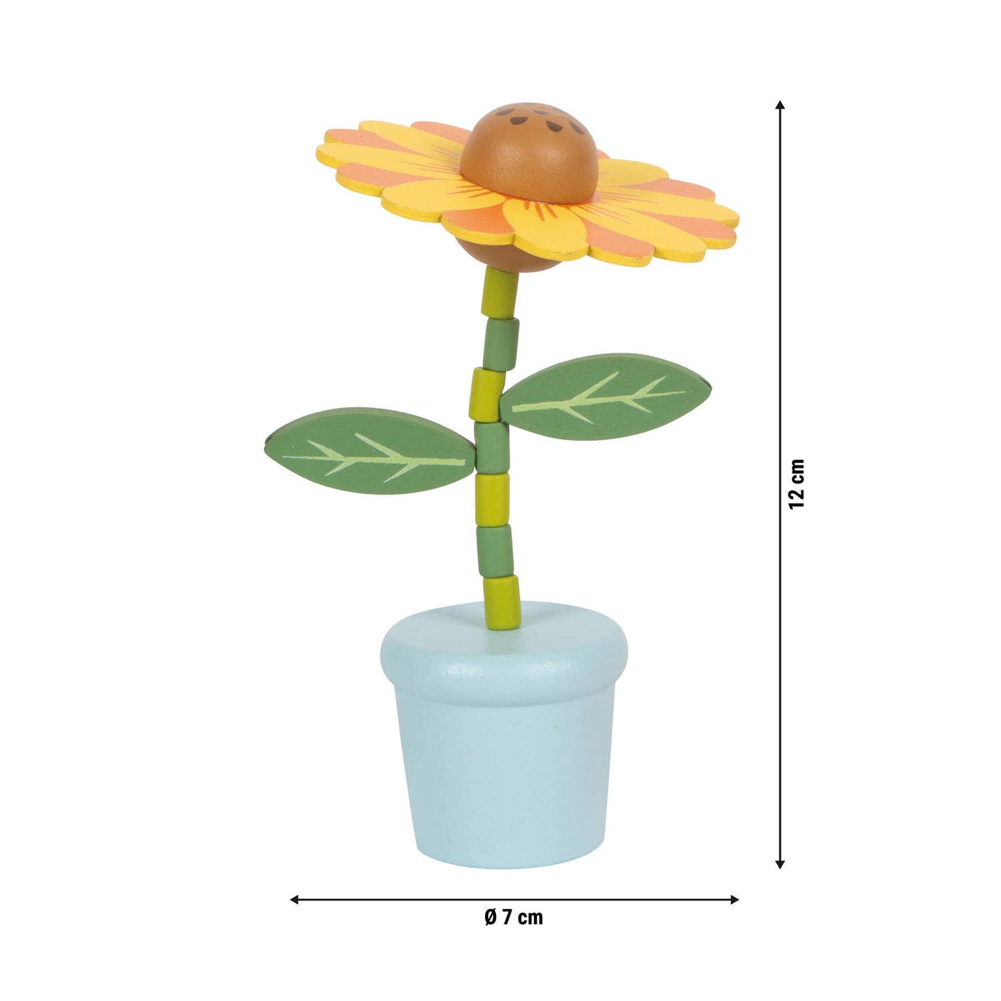 small foot Visa tryckfigurer blommor | Tryckfigurer | Träleksaker