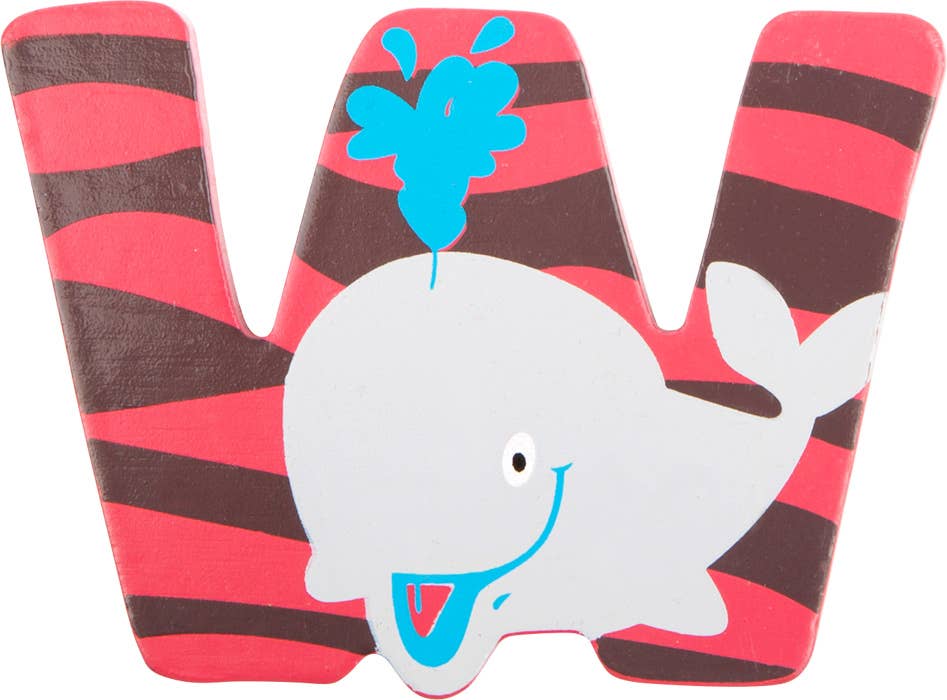 small foot Träbokstäver Djur A-Z