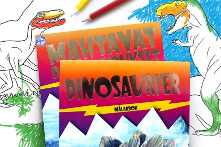 Tactic DINOSAURIER Målarbok