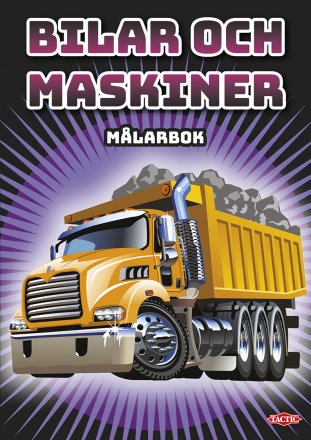 Tactic Bilar och Maskiner Målarbok