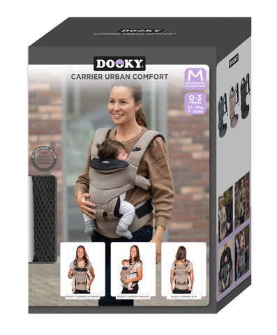 Dooky Carrier Urban Comfort Black (3,5 KG – 15 KG)