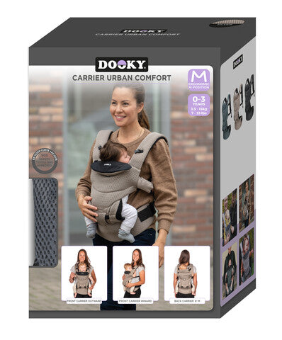 Dooky Carrier Urban Comfort Grey Sapphire 0-3 years (3,5 KG – 15 KG)