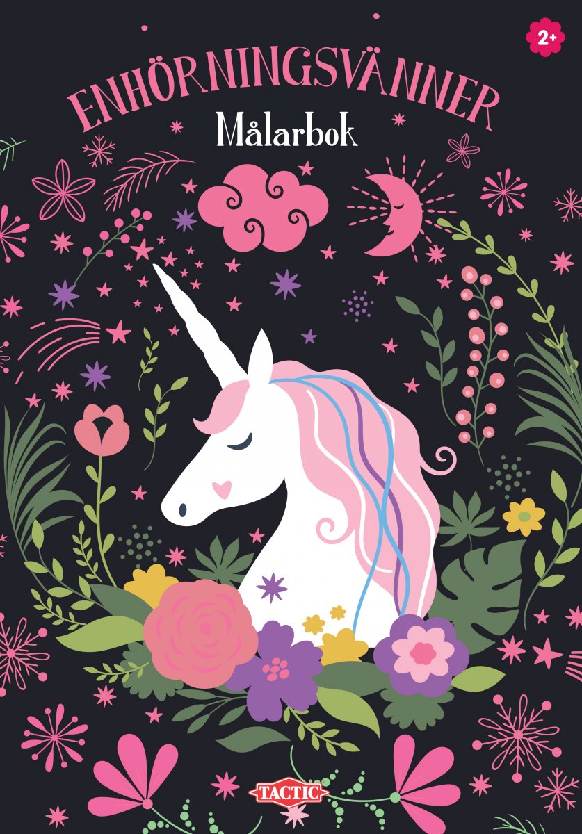 Tactic Enhörningsvänner målarbok