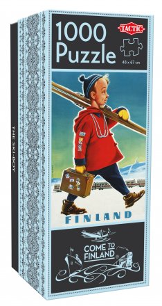 Tactic Puzzle Lovers Finland Ski-Boy 1000 bitar