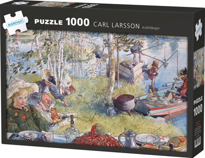 KÄRNAN, PUSSEL, TREFL - 1000 BIT CARL LARSSON, KRÄFTFÅNGST