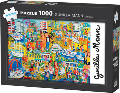 KÄRNAN, PUSSEL, TREFL - 1000 BIT GUNILLA MANN, GÖTEBORG