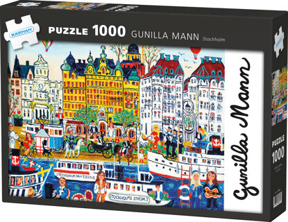 KÄRNAN, PUSSEL, TREFL - 1000 BIT GUNILLA MANN, STOCKHOLM