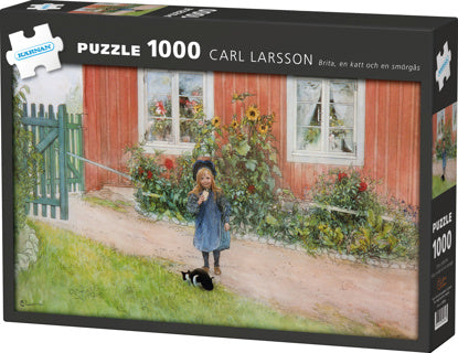 KÄRNAN, PUSSEL, TREFL - 1000 BIT CARL LARSSON BRITA OCH KATTEN
