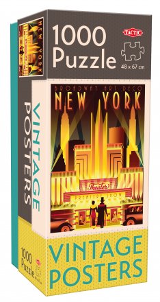 Tactic Puzzle Vintage Posters New York 1000 pcs