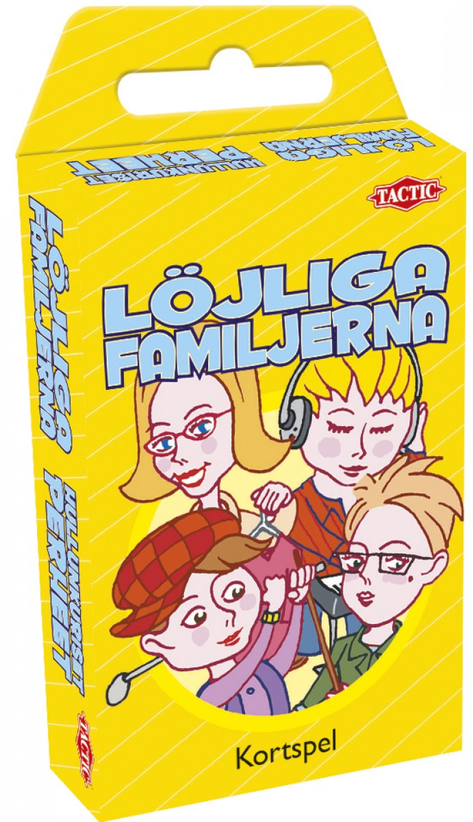 Tactic Löjliga familjerna kortspel