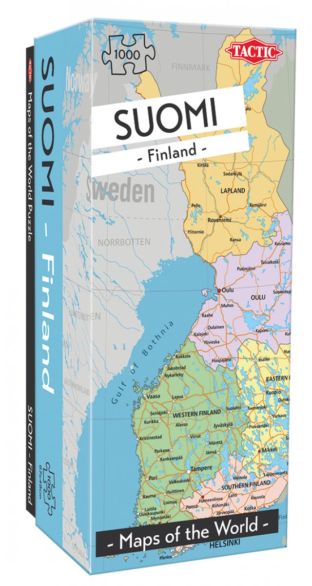 Tactic Maps of the World pussel 1000 bitar