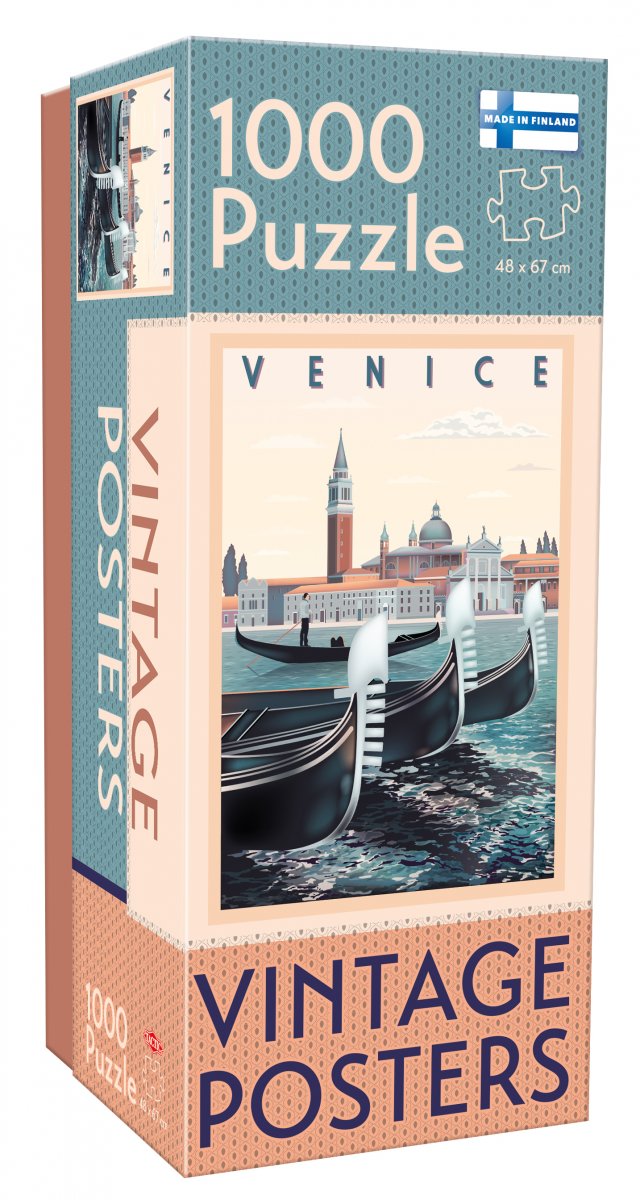Tactic Puzzle Lovers Vintage Posters Venice