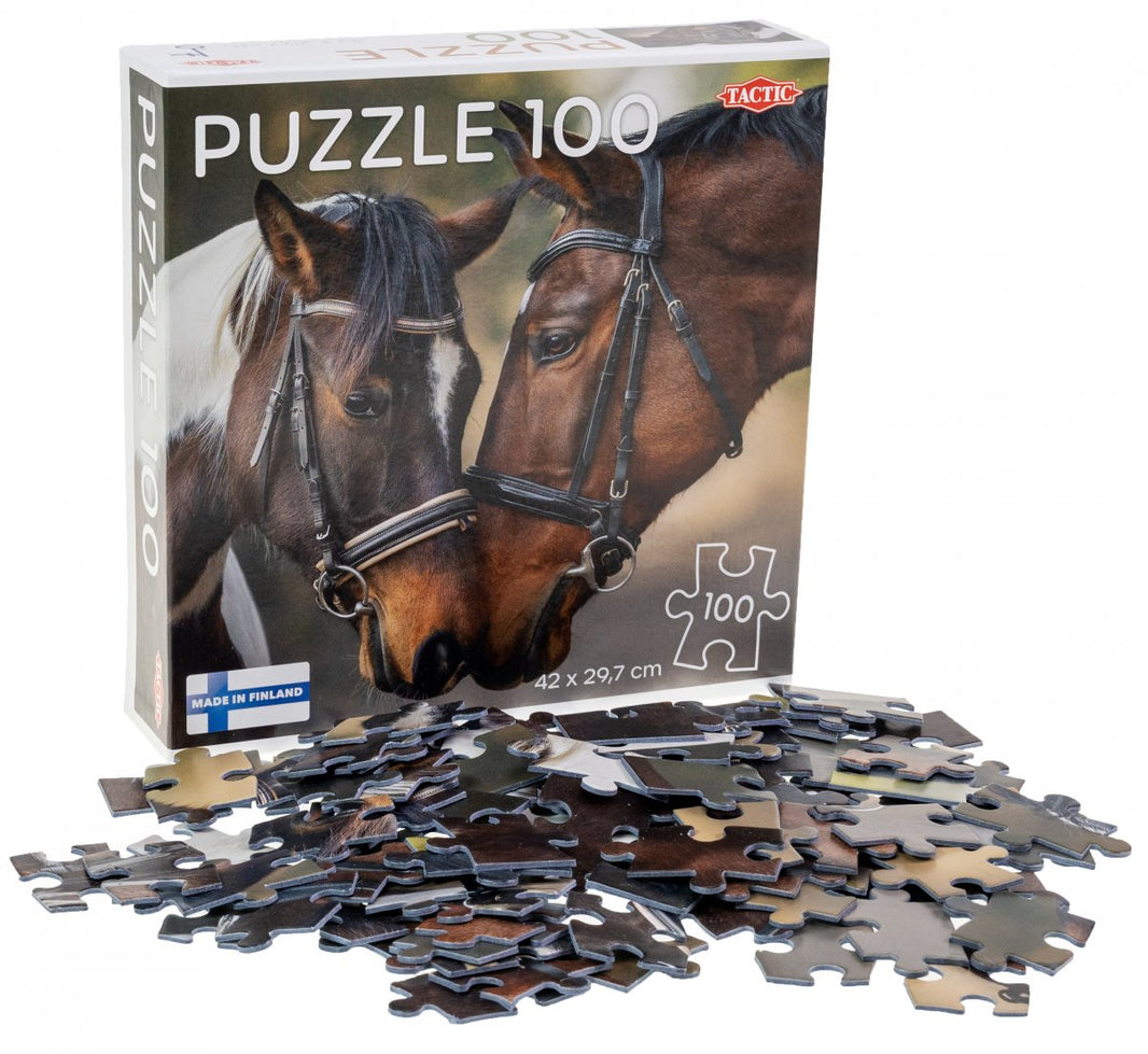 Tactic Puzzle Lovers Horses in Love 100 bitar