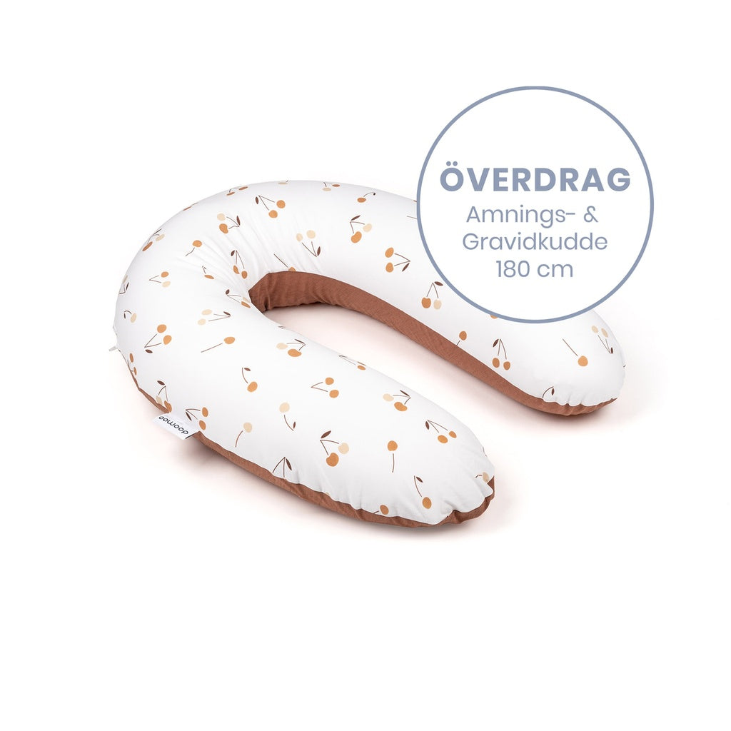 Roll About Överdrag Amningskudde Körsbär