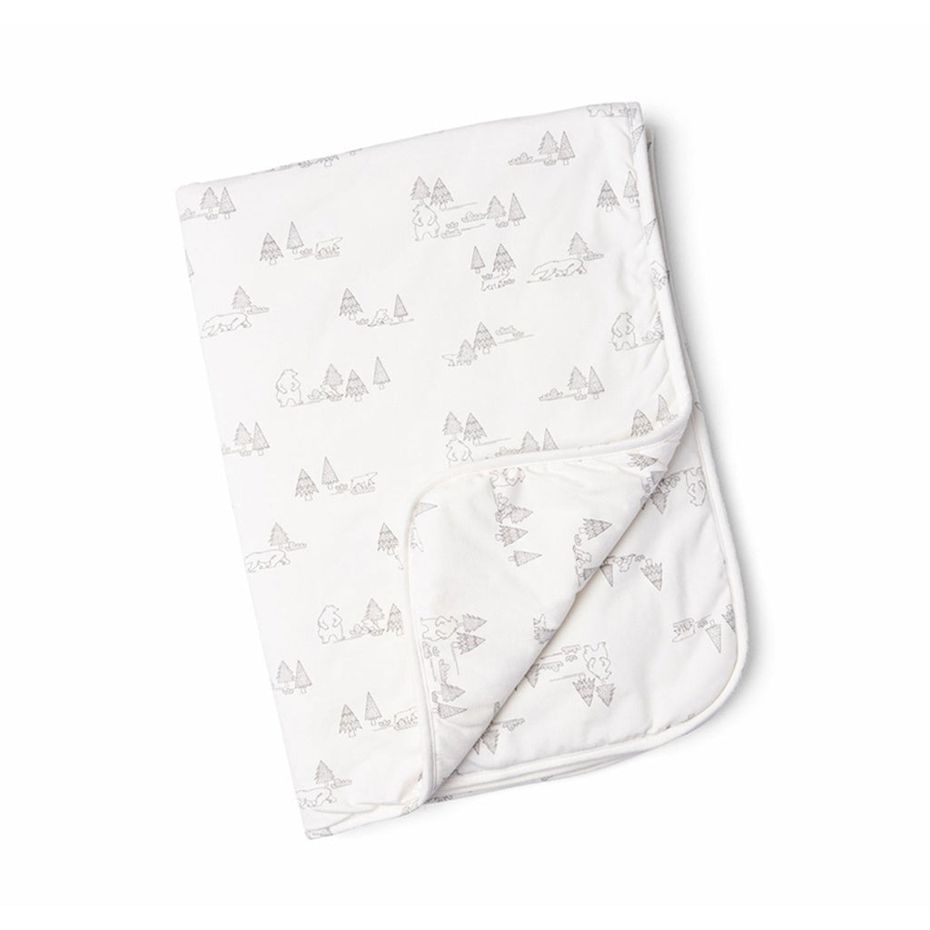 Roll About Vadderad Filt - Skog